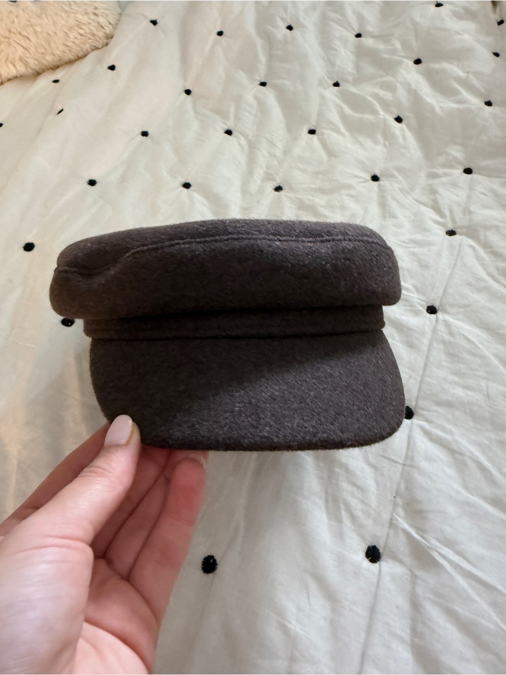 Sonoma Dark Brown Wool Fisherman Cap